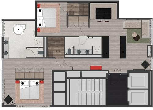 Suite with Sauna