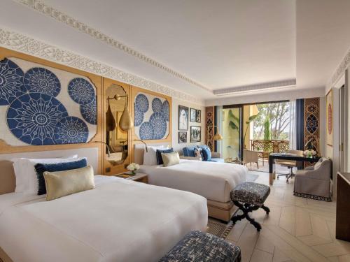 Two-Bedroom Apartment with One King Bed, Two Single Beds, Forest View and Terrace