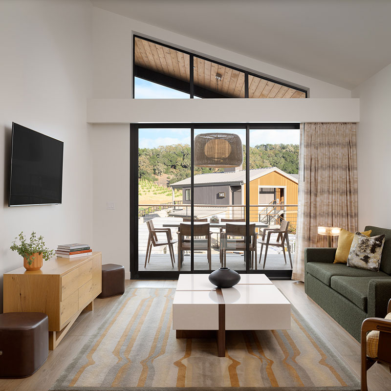 One Bedroom Suite with Vaulted Ceilings