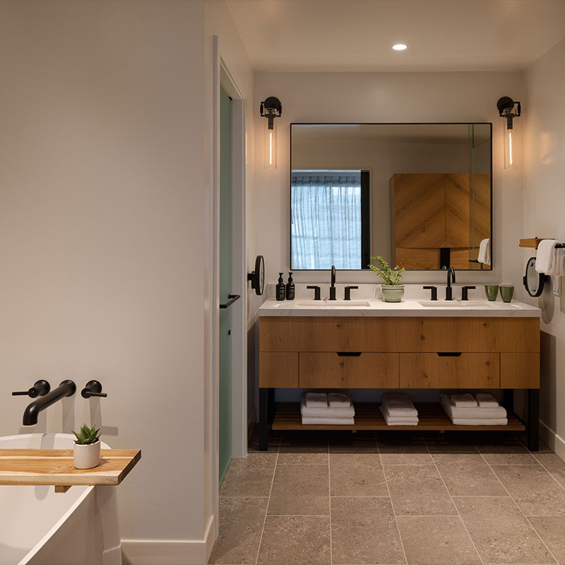 One Bedroom Suite with Vaulted Ceilings
