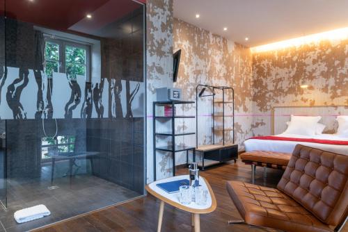 Romantic Terrace Room with Swing Chair