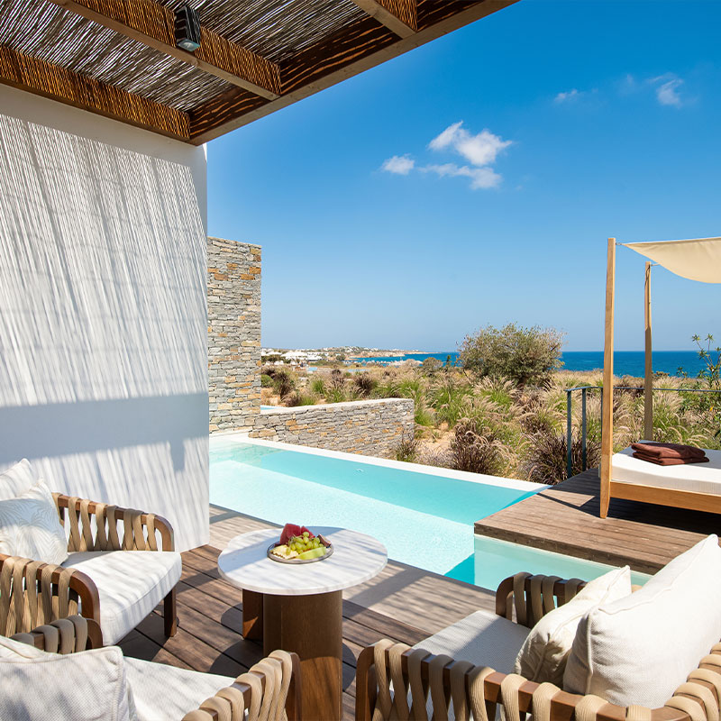 Vione Suite With Pool & Sea View