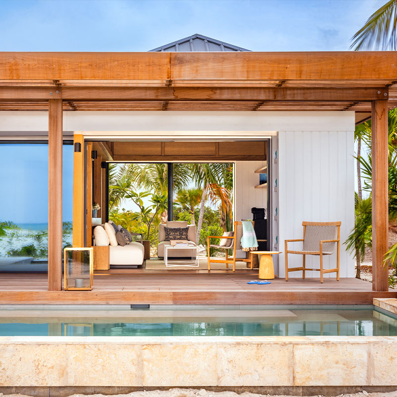 Beach House with Pool