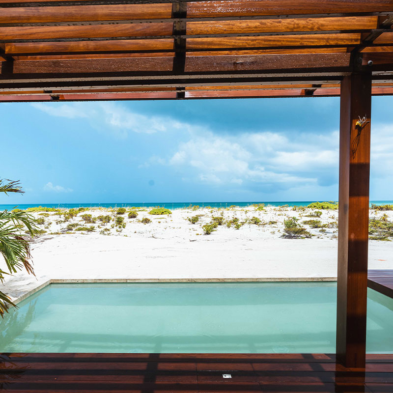 Beach House with Pool