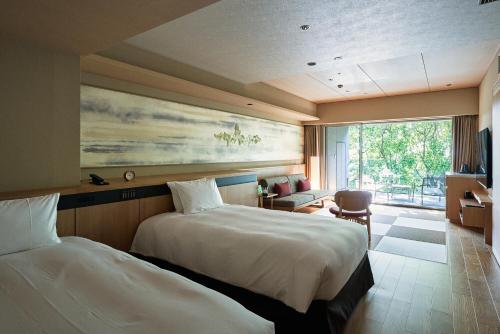 Standard Twin Room with Open-Air Bath / 2-person capacity