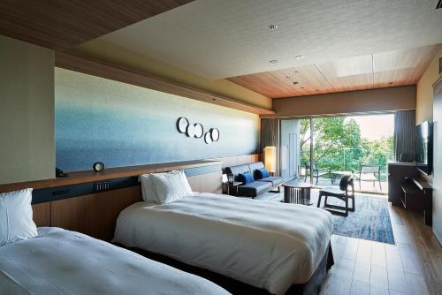 Superior Twin Room with Open-Air Bath / 3-person capacity