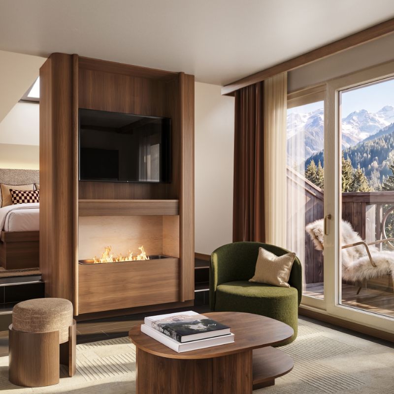 Junior Suite Balcon vue Mont Blanc