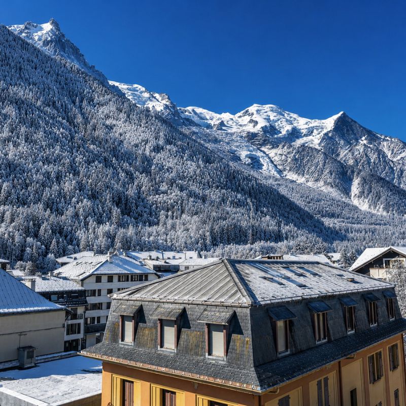 Suite Deluxe Salon Terrasse Mont Blanc