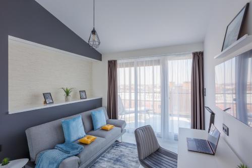 Three-Bedroom Premium Apartment with Balcony