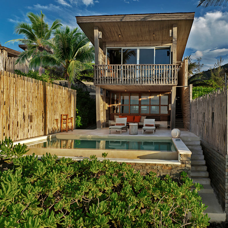 Beachfront Duplex Pool Villa