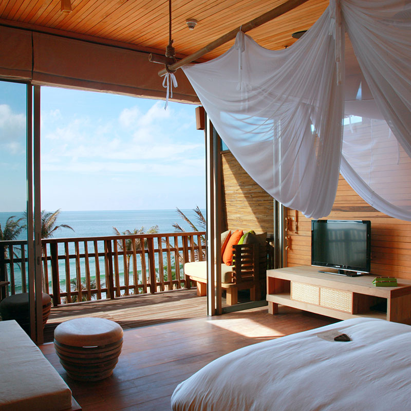 Beachfront Duplex Pool Villa