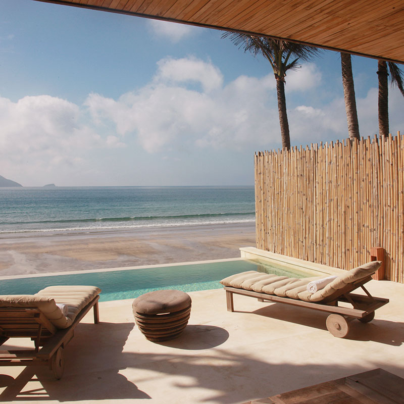 Beachfront Duplex Pool Villa