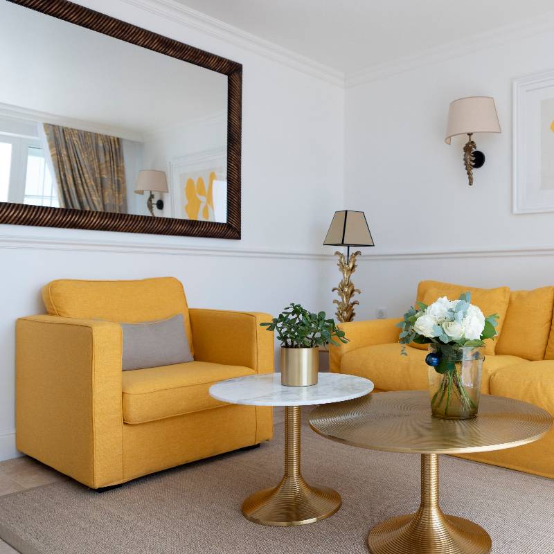 Chambre Signature- Salon séparé vue mer