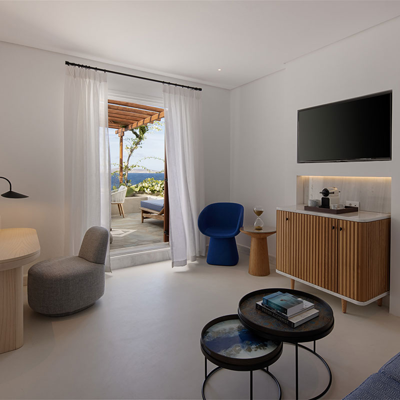 Junior Suite Sea View Sep. Living room