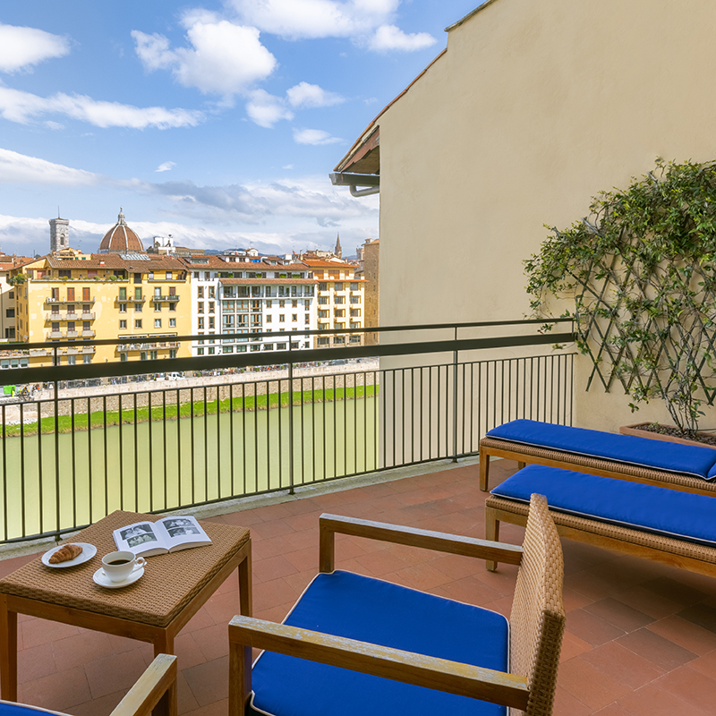 Executive Double Terrace with River View