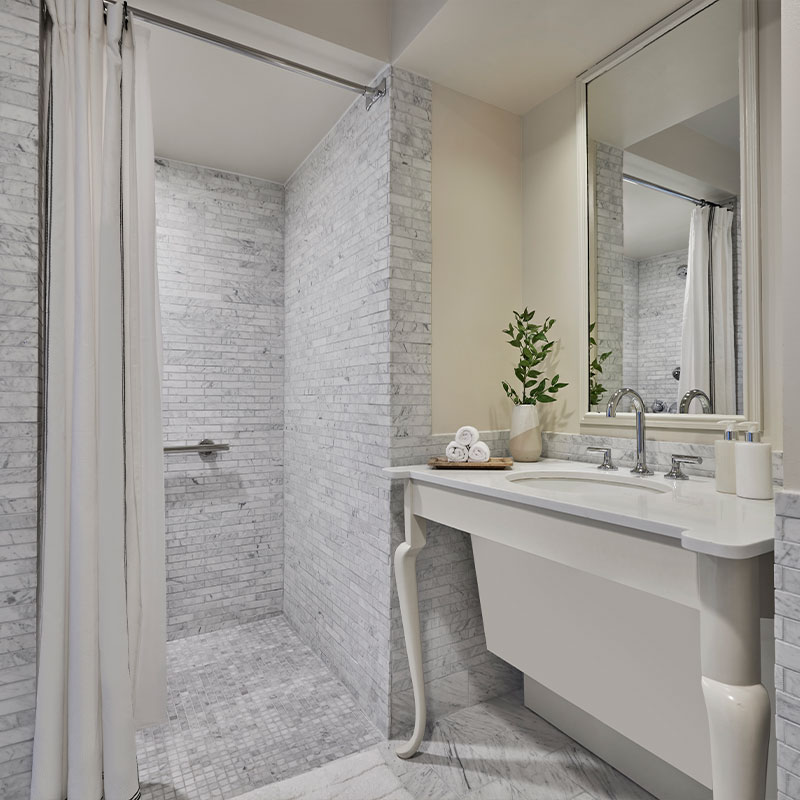 Ocean View King Room ADA Shower