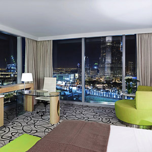 Luxury Corner King, Burj Khalifa View