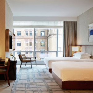 Two Double City View Room
