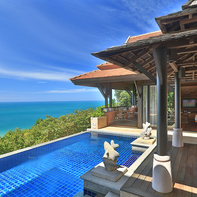 Hillside Ocean View Pool Villa 2Bedrooms