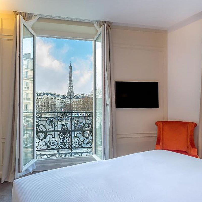 Comtesse Room Eiffel Tower Front View