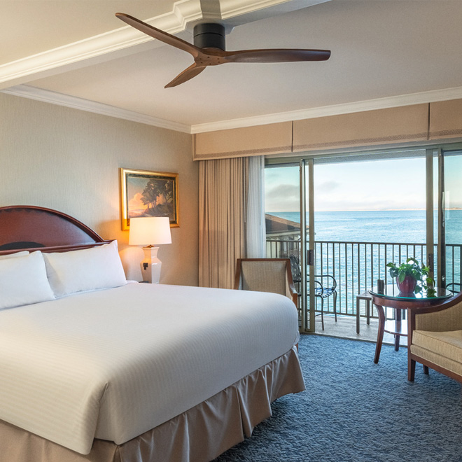 Ocean View Hearing Impaired King Bed