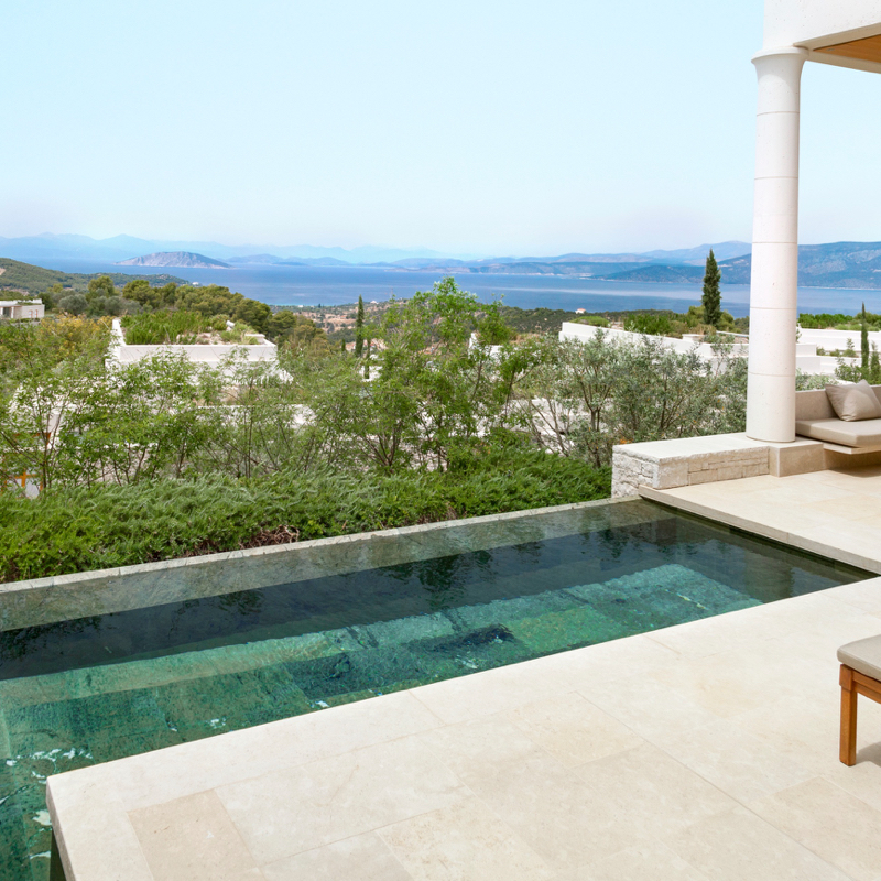 Pool Pavilion Sea View