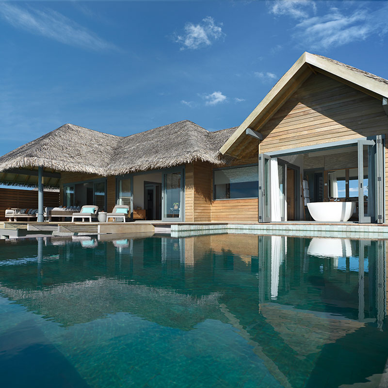 One Bedroom Over Water Pool Residence