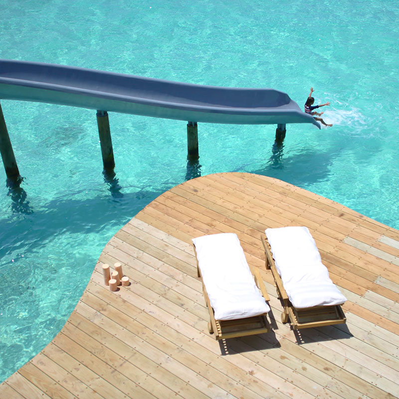 2 Bedroom Water Retreat with Slide