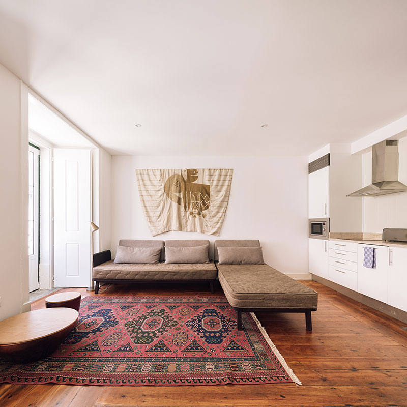 One Bedroom Apartment, quiet street view
