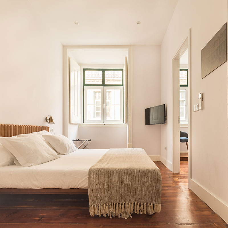 Two Bedroom Apartment, quiet street view