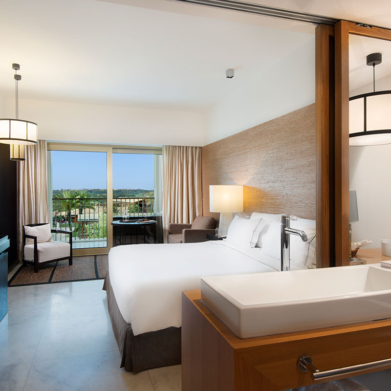 Deluxe King, Balcony & Pool View Room