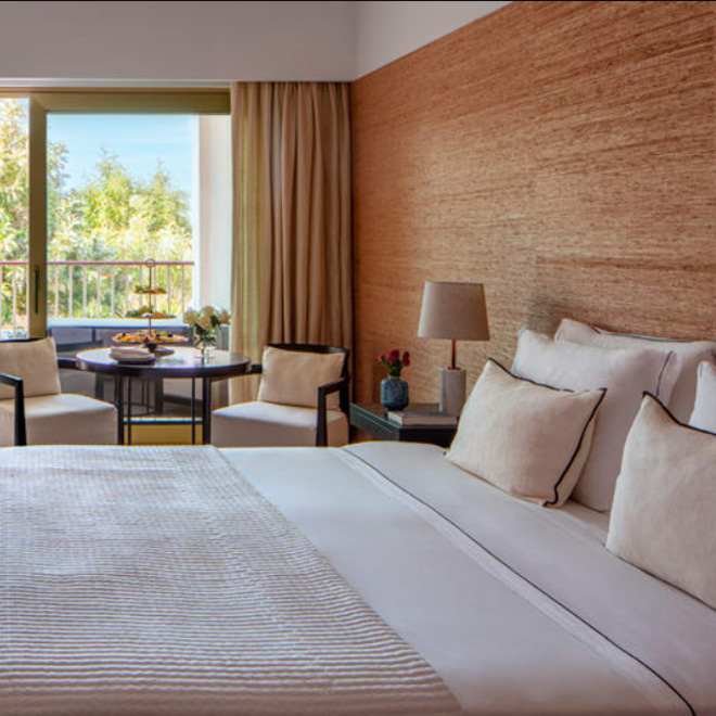 Deluxe King, Balcony & Pool View Room
