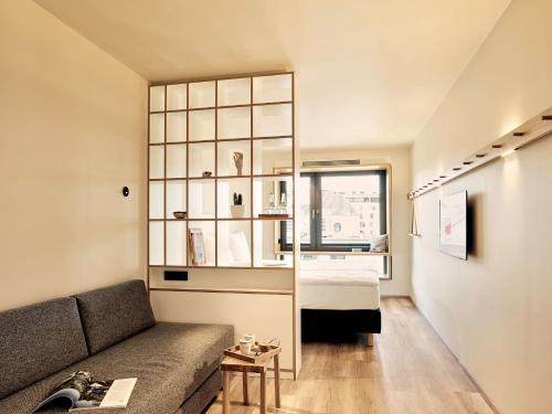 Family Room with Courtyard View