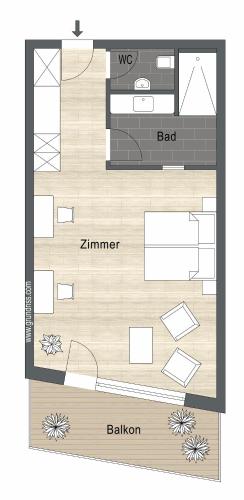 Deluxe Double Room with Forest View