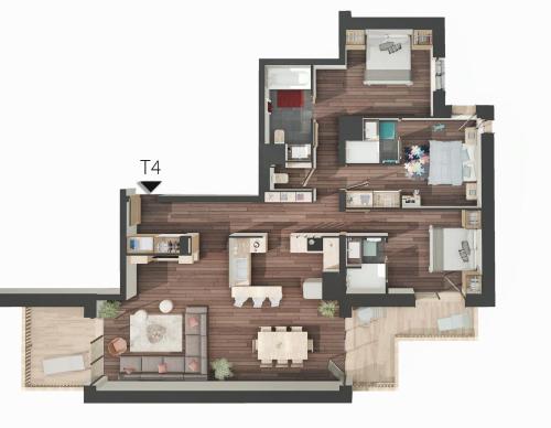 SNEGA - Three-Bedroom Apartment