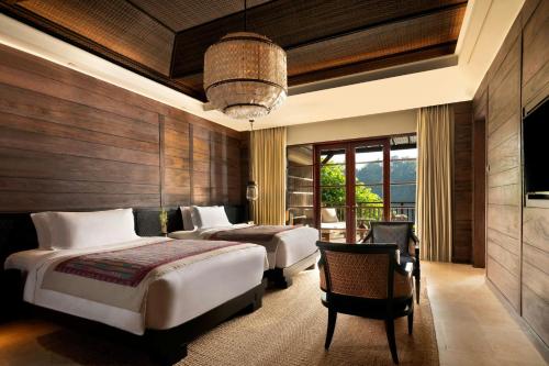 Mandapa Suite, 1 Bedroom Larger Suite, 2 Queen, Resort view