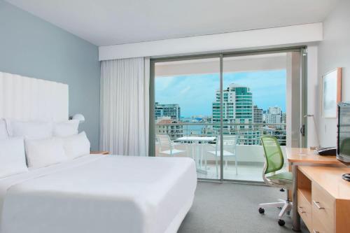 City View 1 Bedroom Suite, 2 Double beds, Sofa bed, Balcony