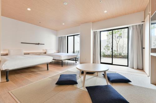 Premium Twin Room with Semi Open-Air Bath - Non-Smoking