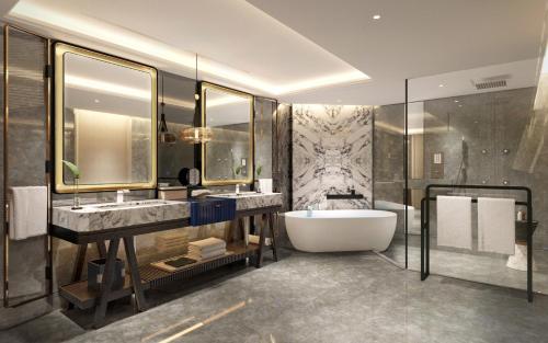 chapter 4 Suite Luxe, Club level, Suite, 1 King, Garden view