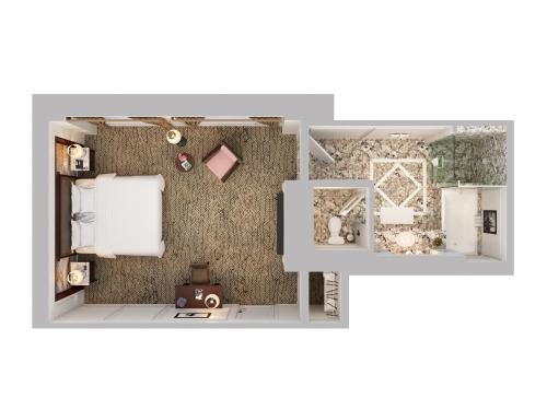 Deluxe Interior View Room with Club Lounge Access, 1 King Bed