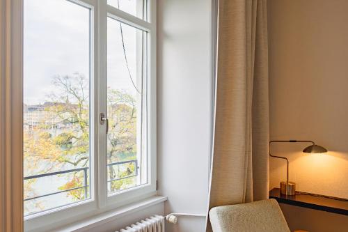 Double Room with View to Rhine River