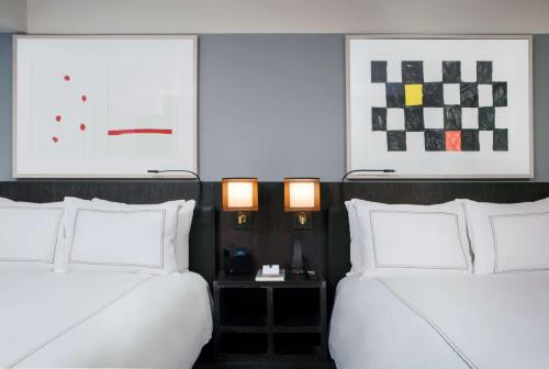Deluxe Suite with Two Double Beds and Sofa Bed