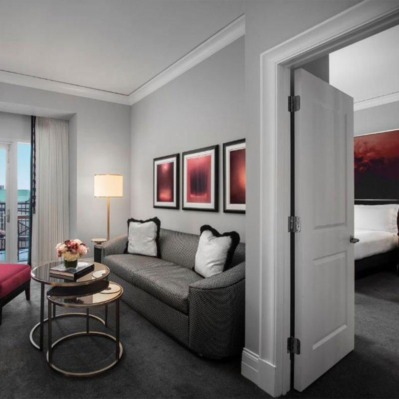 One-Bedroom Terrace Suite with Fireplace and Roll-in Shower - Disability Access