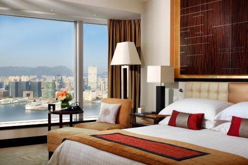 Premier Room with Two Double Beds and Harbour View