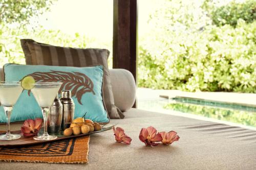 Beach Pavilion Twin Beds with Pool