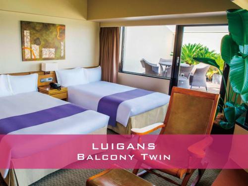 Luigans Twin Room with Balcony - 6-7 Floor