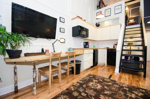 Duplex Loft Suite with Patio