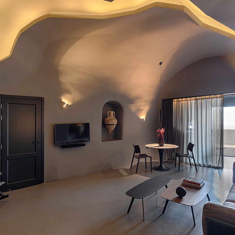 Kivotos Villa with Heated Pool & Hot Tub