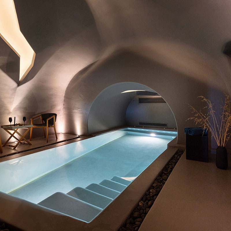 Kivotos Villa with Heated Pool & Hot Tub