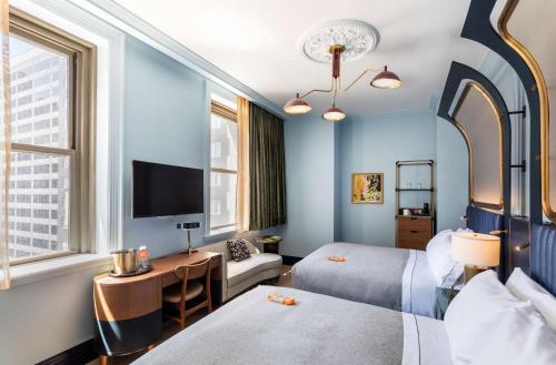 Premium Queen Room with Two Queen Beds - City View